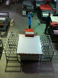 الصين 6 أزواج جانب واحد يسخن أسطوانة صحافة طاولة 1000mm ماكس زجاج عرض المزود