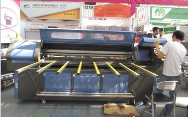 الصين إبسون DX5 مسطحة لفة للفة آلة الطباعة الرقمية للصورة ورقة / ورقة المواد المزود